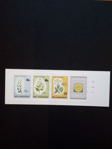 ALBANIEN MH 3 POSTFRISCH(MINT) PFLANZEN 1988