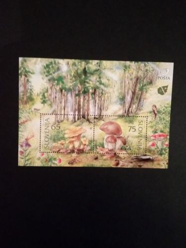 SLOWENIEN BLOCK 3 POSTFRISCH(MINT) EINHEIMISCHE PFLANZEN 1996 PILZE PFIFFERLING STEINPILZ