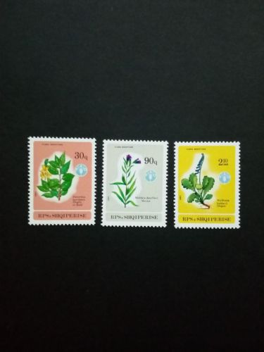 ALBANIEN MI-NR. 2334-2336 POSTFRISCH(MINT) PFLANZEN 1987 WULFENIA