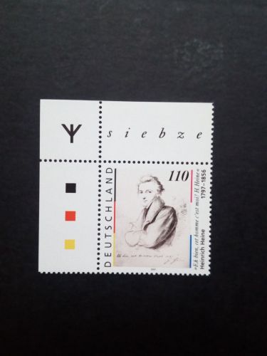 DEUTSCHLAND MI-NR. 1962 I POSTFRISCH(MINT) HEINRICH HEINE mit Runenzeichen