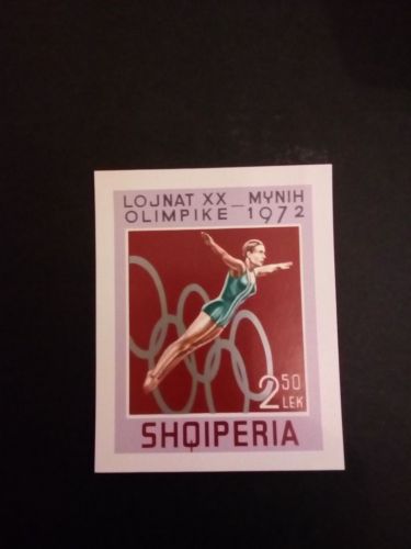 ALBANIEN BLOCK 45 POSTFRISCH(MINT) SOMMEROLYMPIADE MÜNCHEN 1972