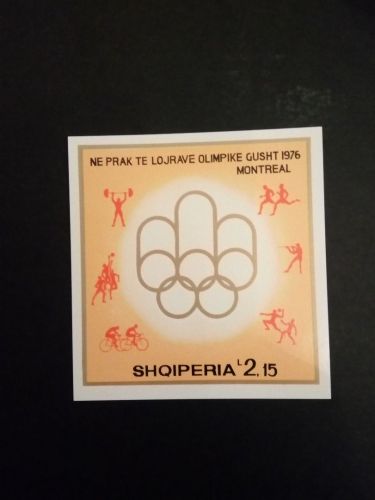 ALBANIEN Block 58 POSTFRISCH(MINT) SOMMEROLYMPIADE 1976 MONTREAL
