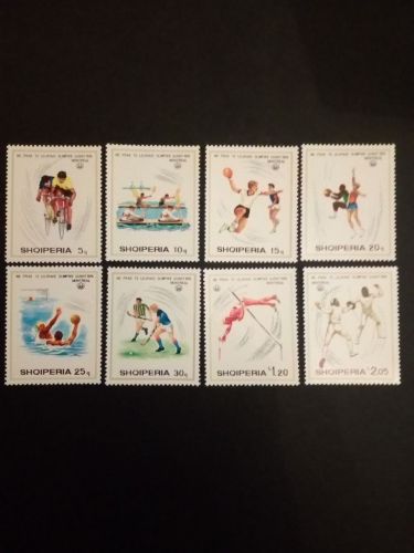 ALBANIEN MI-NR. 1807-1814 A POSTFRISCH(MINT) SOMMEROLYMPIADE 1976 MONTREAL