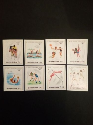 ALBANIEN MI-NR. 1807-1814 B POSTFRISCH(MINT) SOMMEROLYMPIADE 1976 MONTREAL