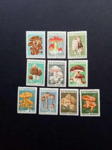 RUMÄNIEN MI-NR. 1721-1730 POSTFRISCH(MINT) PILZE 1958 STEINPILZ PFIFFERLING MORCHEL