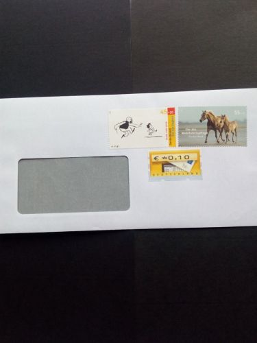 DEUTSCHLAND 10 BRIEFUMSCHLÄGE ZU 1,10 € POSTPREIS 11,00 € VERSANDKOSTEN SPAREN FRANKATURWARE