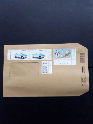 DEUTSCHLAND 10 BRIEFUMSCHLÄGE FÜR EINWURFEINSCHREIBEN(GROSSBRIEF) ZU 4,15 € POSTPREIS 41,50 €