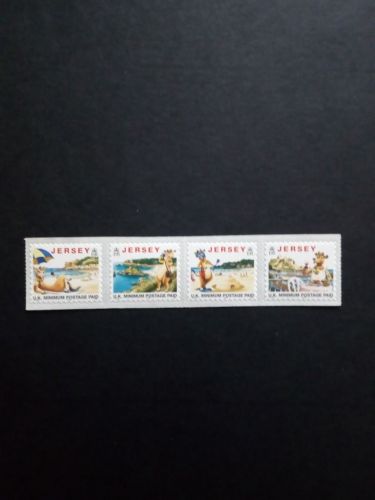 JERSEY MI-NR. 773-776 II POSTFRISCH(MINT) STREIFEN TOURISMUS "LILLIE DIE KUH" 1999
