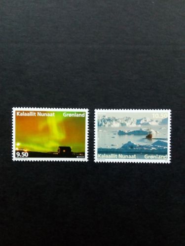 GRÖNLAND MI-NR. 613-614 POSTFRISCH(MINT) EUROPA 2012 BESUCHE NORDLICHT EISBERGE