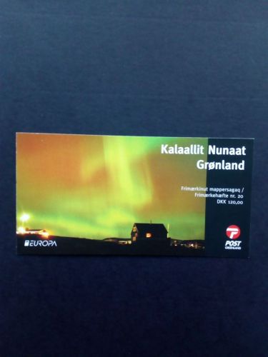 GRÖNLAND MI-NR. 615-616 POSTFRISCH(MINT) MARKENHEFT EUROPA 2012 BESUCHE NORDLICHT EISBERGE