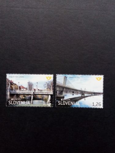 SLOWENIEN MI-NR. 1304-1305 POSTFRISCH(MINT) EUROPA 2018 BRÜCKEN