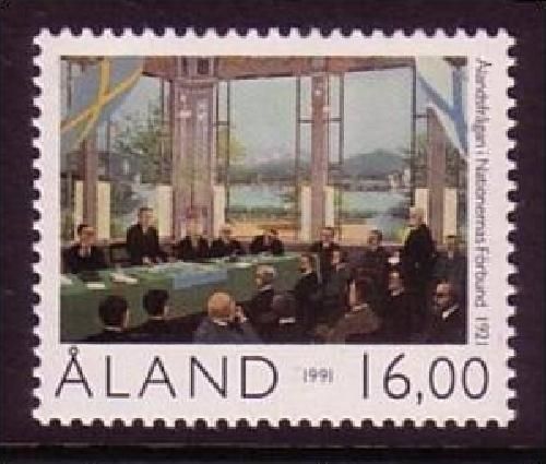 ALAND MI-NR. 53 POSTFRISCH(MINT) 70 JAHRE AUTONOMIE 1991