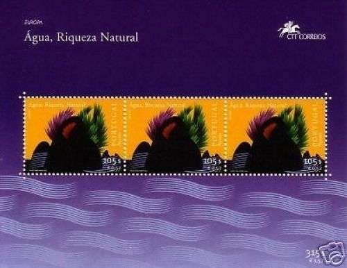 AZOREN BLOCK 21 POSTFRISCH(MINT) CEPT 2001 WASSER