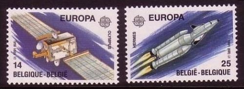 BELGIEN MI-NR. 2458-2459 POSTFRISCH(MINT) EUROPA 1991 WELTRAUMFAHRT