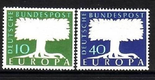 DEUTSCHLAND MI-NR. 268-269 POSTFRISCH(MINT) EUROPA 1957
