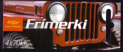ISLAND MH 22 + 23 POSTFRISCH(MINT) ALTE GELÄNDEWAGEN LANDROVER AUSTIN-GYPSY 2006