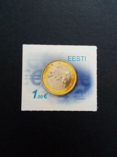 ESTLAND MI-NR. 681 POSTFRISCH(MINT) MITLÄUFER 2011 EINFÜHRUNG DEER EURO-WÄHRUNG