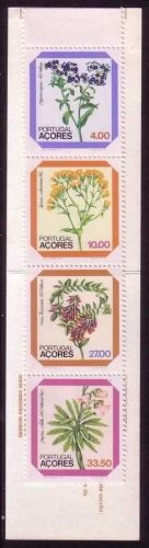 AZOREN MH 2 POSTFRISCH(MINT) BLUMEN VERGISSMEINICHT WICKE GLOCKENBLUME