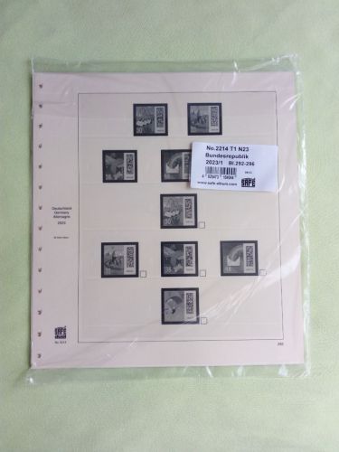 SAFE DEUTSCHLAND 2023 VORDRUCKBLÄTTER ORIGINALVERPACKT