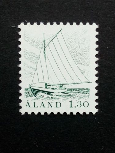 ALAND MI-NR. 14 POSTFRISCH(MINT) SCHIFFE 1986 FISCHERBOOT