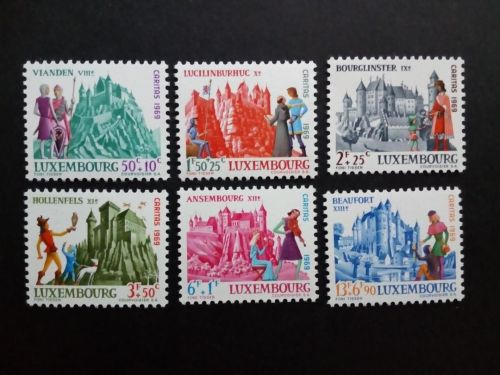 LUXEMBOURG MI-NR. 798-803 POSTFRISCH(MINT) CARITAS 1969 BURGEN (I)