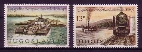 JUGOSLAWIEN MI-NR. 1903-1904 POSTFRISCH(MINT) MITLÄUFER 1981 EUROPÄISCHE DONAUKOMMISSION