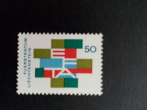 LIECHTENSTEIN MI-NR. 481 POSTFRISCH(MINT) EFTA 1967