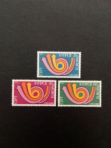 ZYPERN MI-NR. 389-391 POSTFRISCH(MINT) EUROPA 1973 POSTHORN
