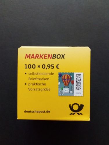 DEUTSCHLAND MARKENBOX MIT 100 x MI-NR. 3873 POSTFRISCH POSTPREIS 95,00 € VERSANDKOSTEN SPAREN