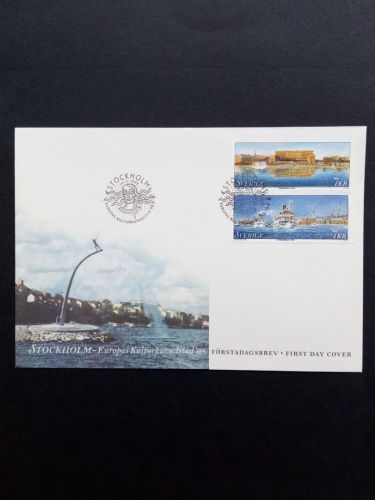 SCHWEDEN MI-NR. 2056-2057 FDC MITLÄUFER 1998 STOCKHOLM KULTURHAUPTSTADT SCHLOSS