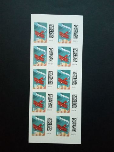 Gültige Frankaturware Deutschland 1,10 im 10er Folienblatt selbstklebend x 98 %