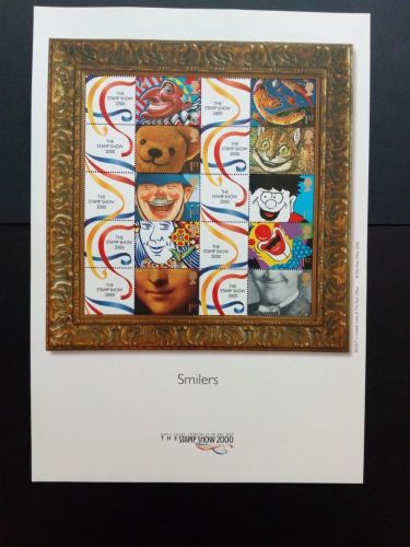 GROSSBRITANNIEN MI-NR. 1327-1336 I POSTFRISCH(MINT) ZD-Bogen SMILERS 2000