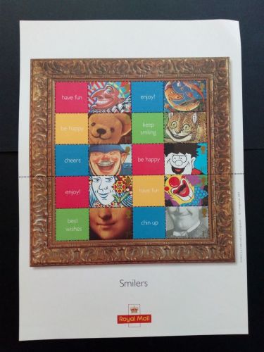 GROSSBRITANNIEN MI-NR. 1327-1336 II POSTFRISCH(MINT) ZD-Bogen SMILERS 2000