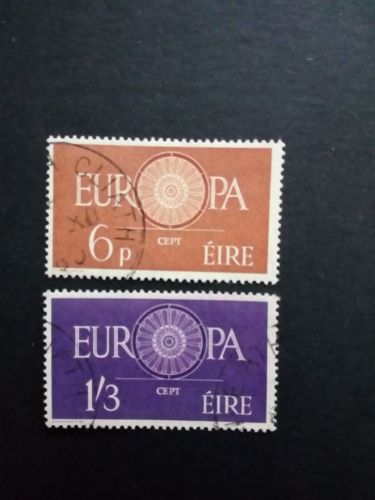 IRLAND MI-NR. 146-147 GESTEMPELT(USED) EUROPA 1960 WAGENRAD