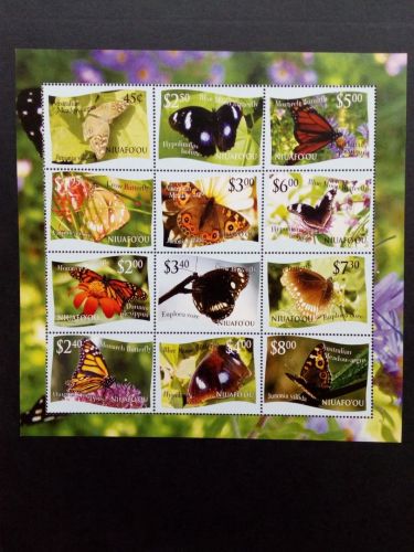 NIUAFO`OU-INSEL MI-NR. 457-468 POSTFRISCH(MINT) KLEINBOGEN SCHMETTERLING 2012