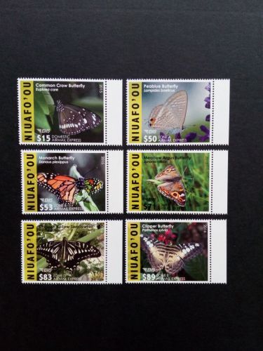 NIUAFO`OU-INSEL MI-NR. 573-578 POSTFRISCH(MINT) SCHMETTERLING 2015 MONARCH