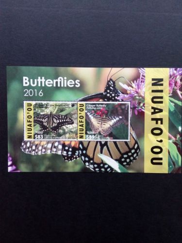 NIUAFO`OU-INSEL BLOCK 63 POSTFRISCH(MINT) SCHMETTERLING 2015 SCHWALBENSCHWANZ