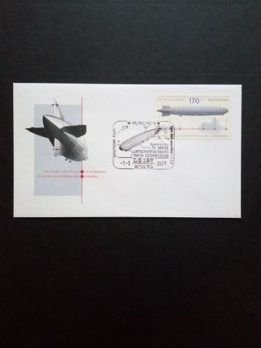 DEUTSCHLAND MI-NR; 2589 FDC LUFTSCHIFF GRAF ZEPPELIN TAG DER BRIEFMARKE 2007