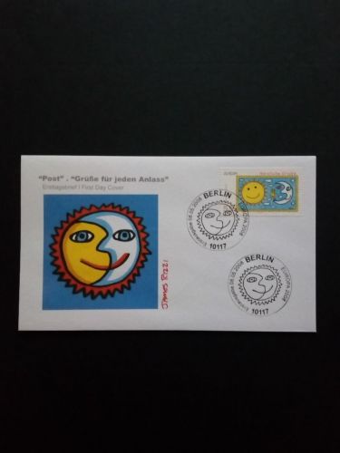 DEUTSCHLAND MI-NR. 2662 FDC EUROPA 2008 BRIEFESCHREIBEN - JAMES RIZZI