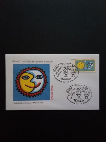 DEUTSCHLAND MI-NR. 2665 FDC EUROPA 2008 BRIEFESCHREIBEN JAMES RIZZI