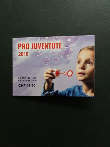 SCHWEIZ MH 0-192 GESTEMPELT(USED) PRO JUVENTUTE 2018 KINDHEIT SEIFENBLASEN