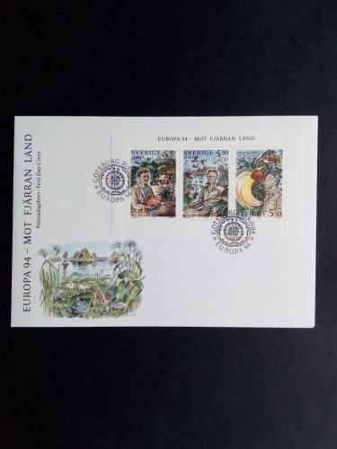 SCHWEDEN MI-NR. H-BLATT 222 D FDC EUROPA 1994 ENTDECKUNGEN und ERFINDUNGEN
