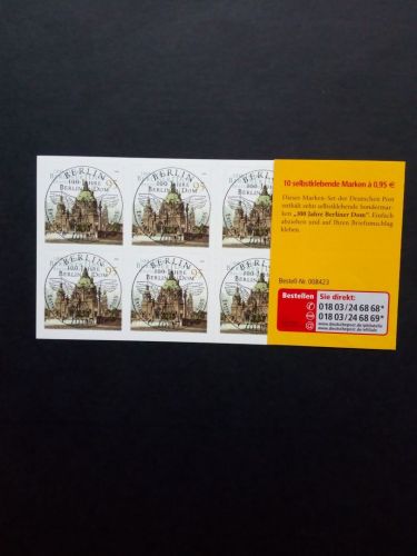 DEUTSCHLAND MH 57 GESTEMPELT(USED) sk 100 JAHRE BERLINER DOM 2005 STEMPEL BERLIN