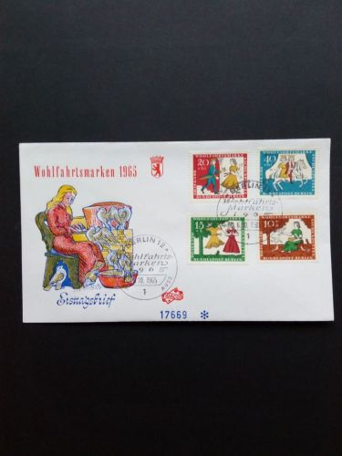 BERLIN MI-NR. 266-269 FDC(FIDACOS) WOHLFAHRT 1965 GRIMMS MÄRCHEN II ASCHENPUTTEL