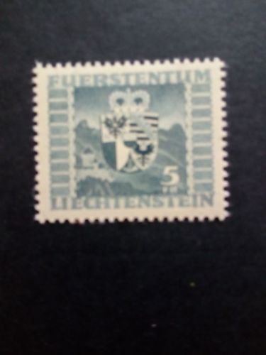 LIECHTENSTEIN MI-NR. 243 POSTFRISCH(MINT) LANDESWAPPEN 1945 SCHLOSS VADUZ