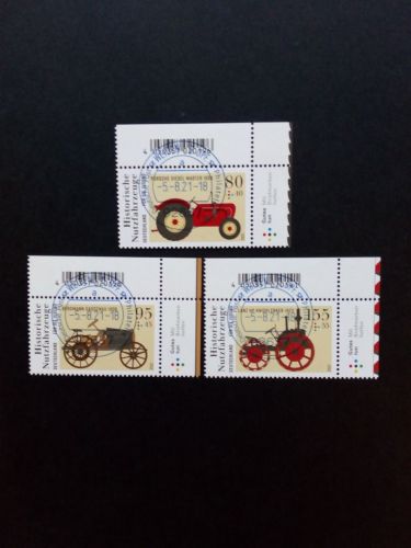 DEUTSCHLAND MI-NR. 3618-3620 GESTEMPELT(USED) JUGENDMARKEN 2021 POSTPREIS 4,70 EURO TRAKTOREN