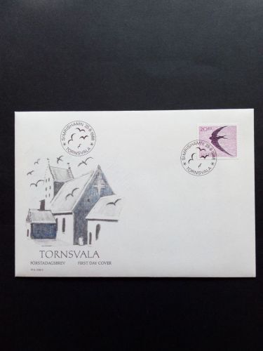 SCHWEDEN MI-NR. 1504 FDC MAUERSEGLER 1988