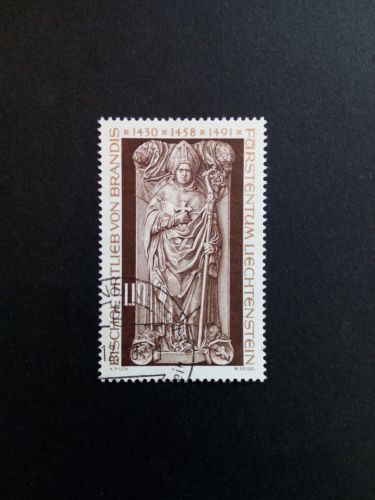LIECHTENSTEIN MI-NR. 666 GESTEMPELT(USED) BISCHOF ORTLIEB von BRANDIS 1976