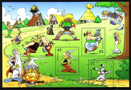 DEUTSCHLAND BLOCK 80 POSTFRISCH(MINT) ASTERIX UND OBELIX 2015