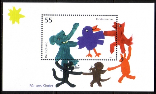 DEUTSCHLAND BLOCK 64 POSTFRISCH(MINT) FÜR UNS KINDER 2003 TIERE TANZEN